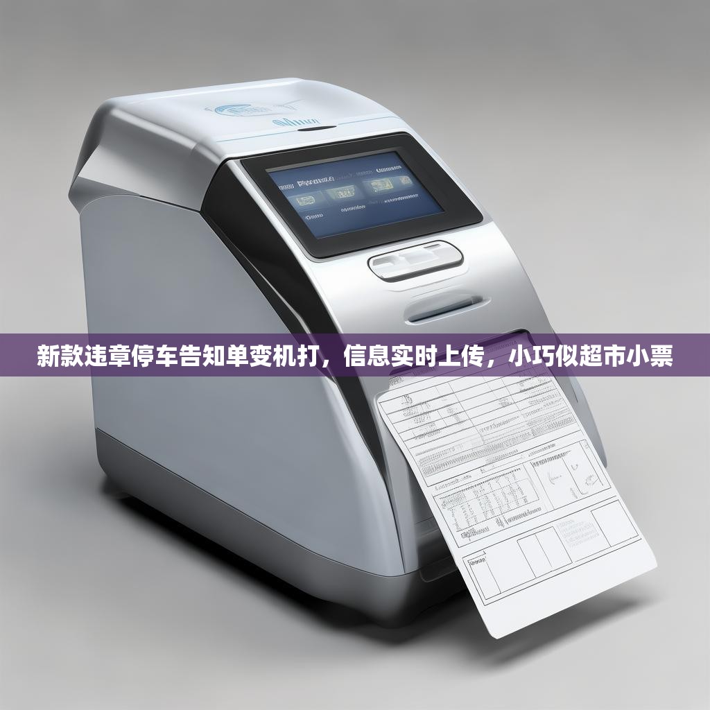 新款违章停车告知单变机打，信息实时上传，小巧似超市小票