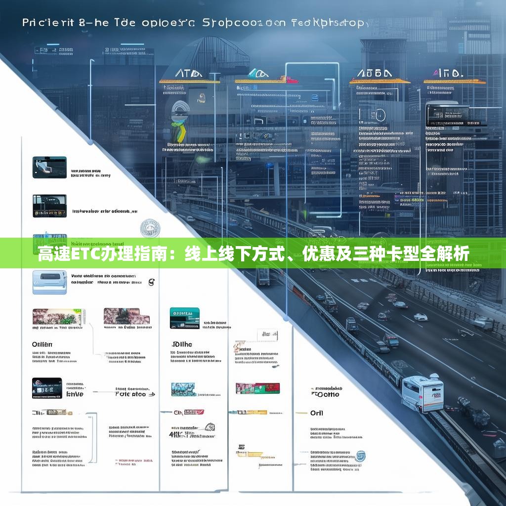 高速ETC办理指南：线上线下方式、优惠及三种卡型全解析
