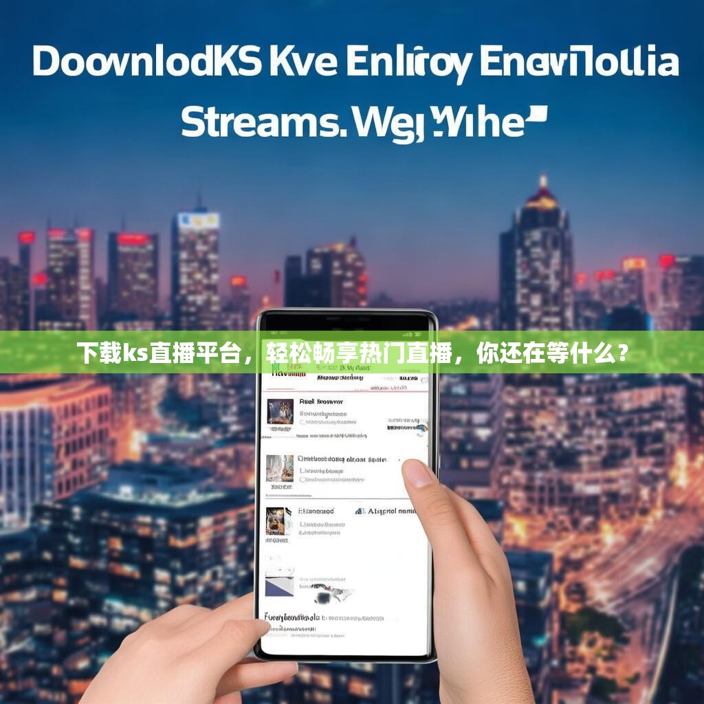 下载ks直播平台，轻松畅享热门直播，你还在等什么？