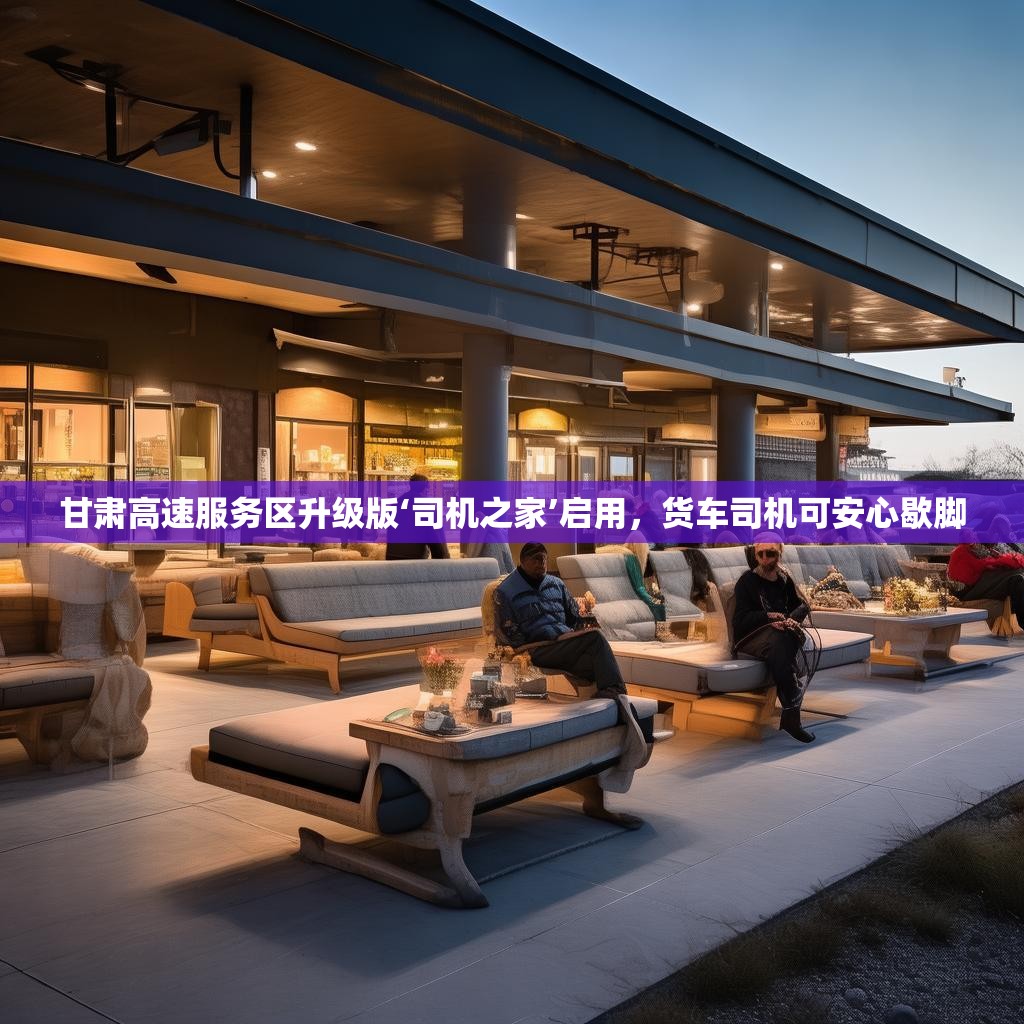 甘肃高速服务区升级版‘司机之家’启用,货车司机可安心歇脚