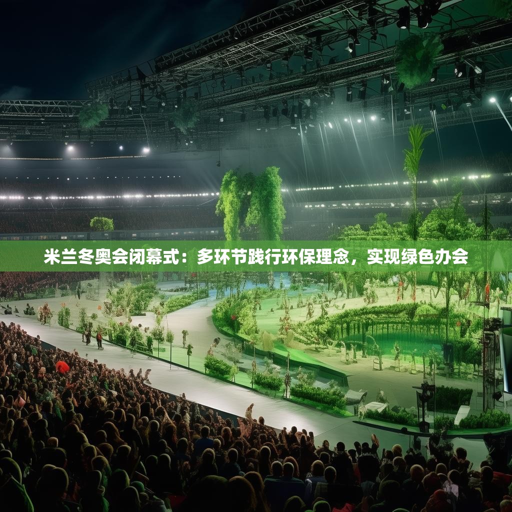 米兰冬奥会闭幕式:多环节践行环保理念,实现绿色办会