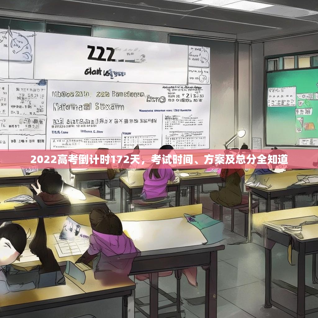 2022高考倒计时172天，考试时间、方案及总分全知道