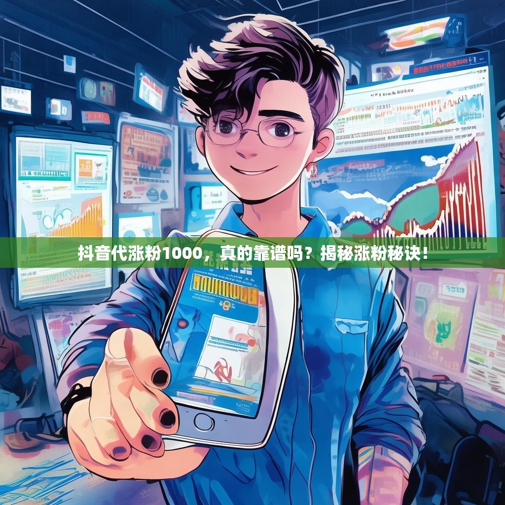 抖音代涨粉1000,真的靠谱吗?揭秘涨粉秘诀!