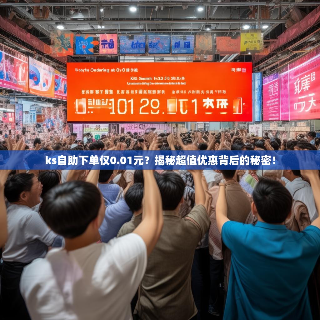 ks自助下单仅0.01元？揭秘超值优惠背后的秘密！