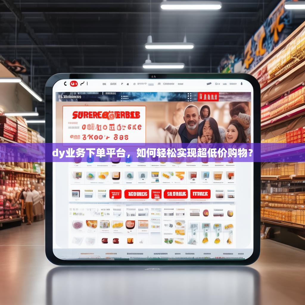 dy业务下单平台，如何轻松实现超低价购物？