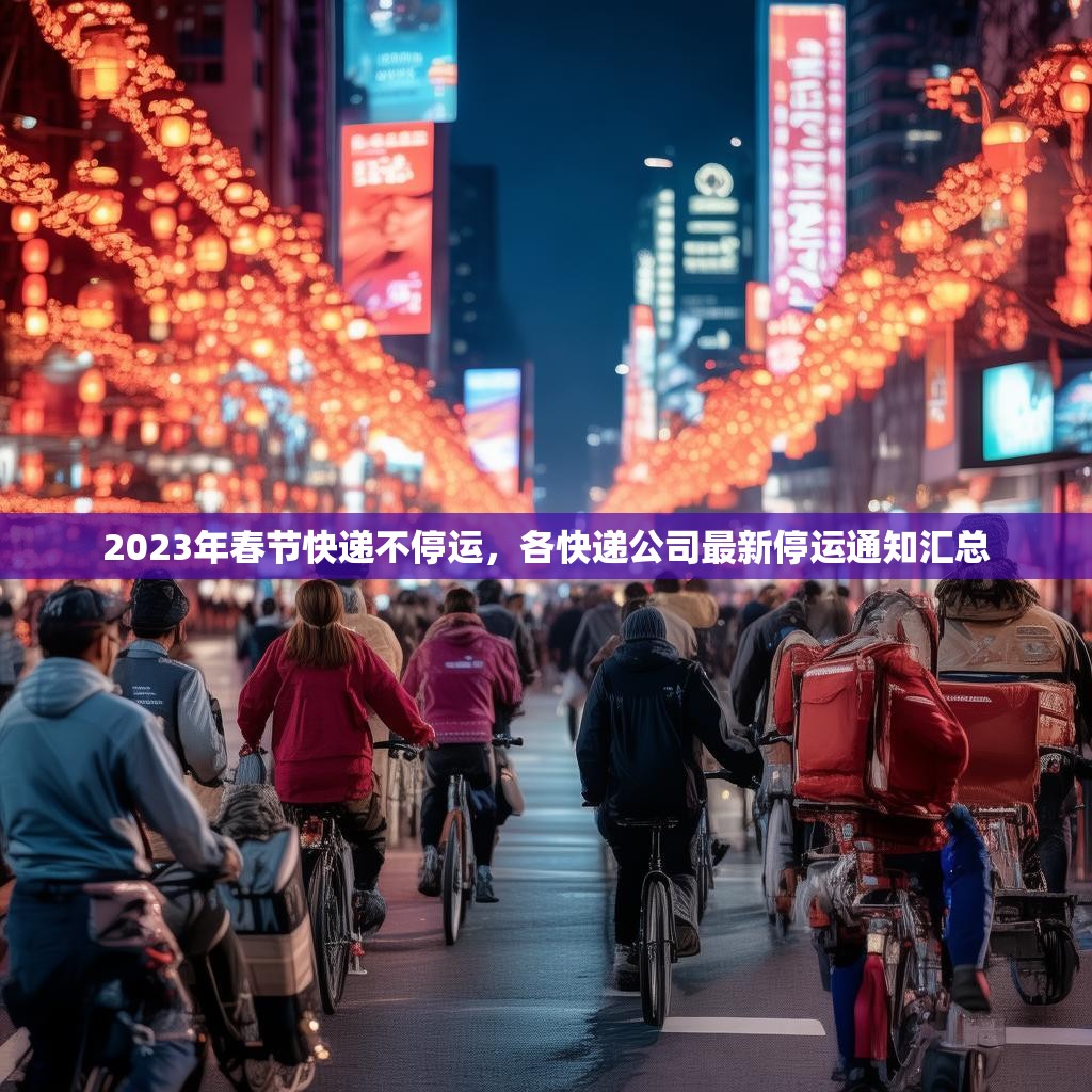 2023年春节快递不停运,各快递公司最新停运通知汇总