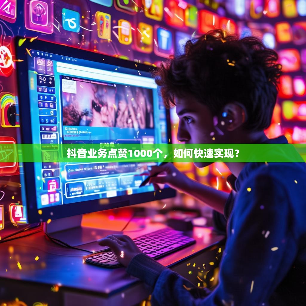 抖音业务点赞1000个，如何快速实现？