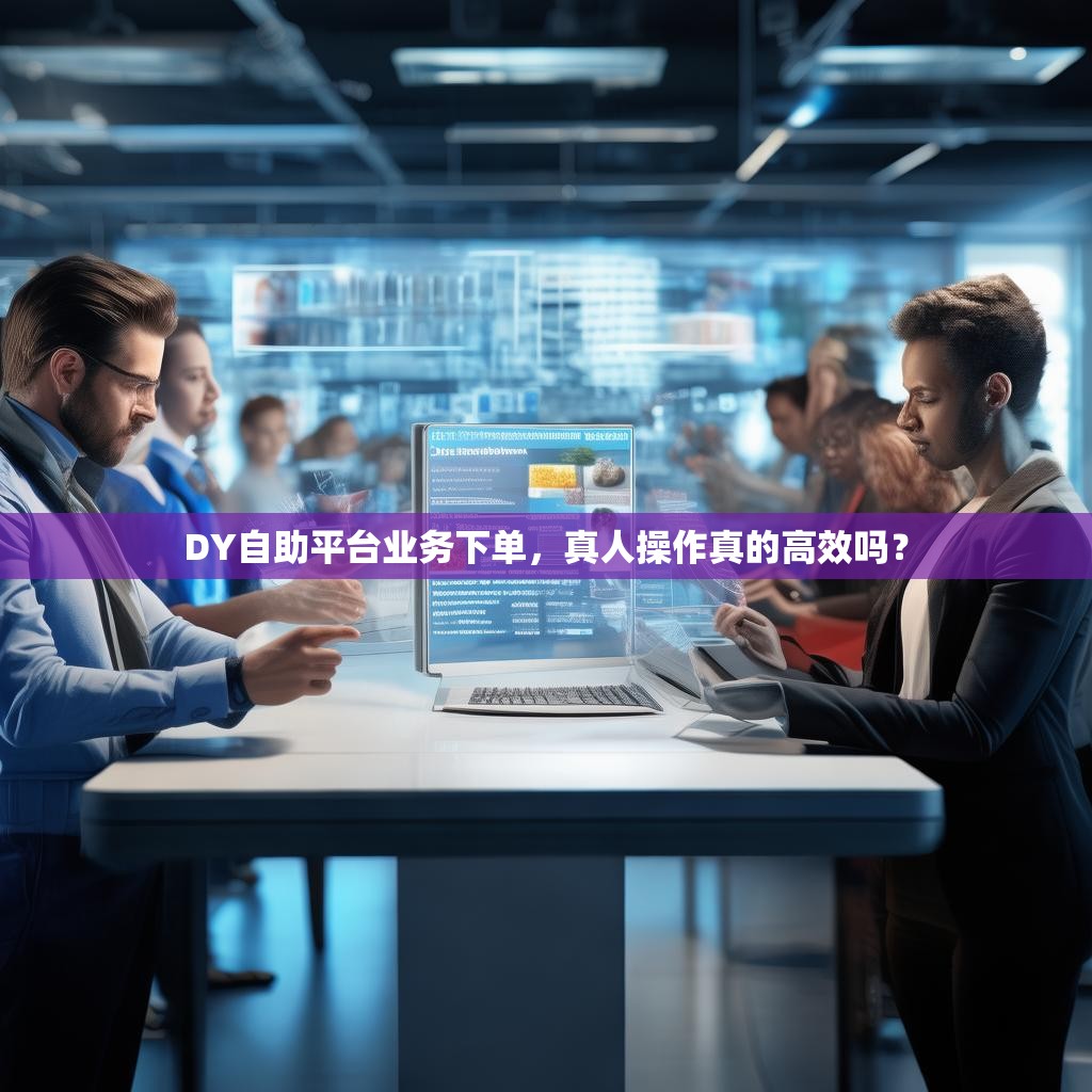 DY自助平台业务下单,真人操作真的高效吗?