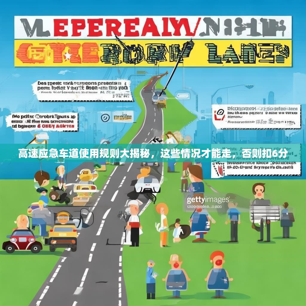 高速应急车道使用规则大揭秘,这些情况才能走,否则扣6分
