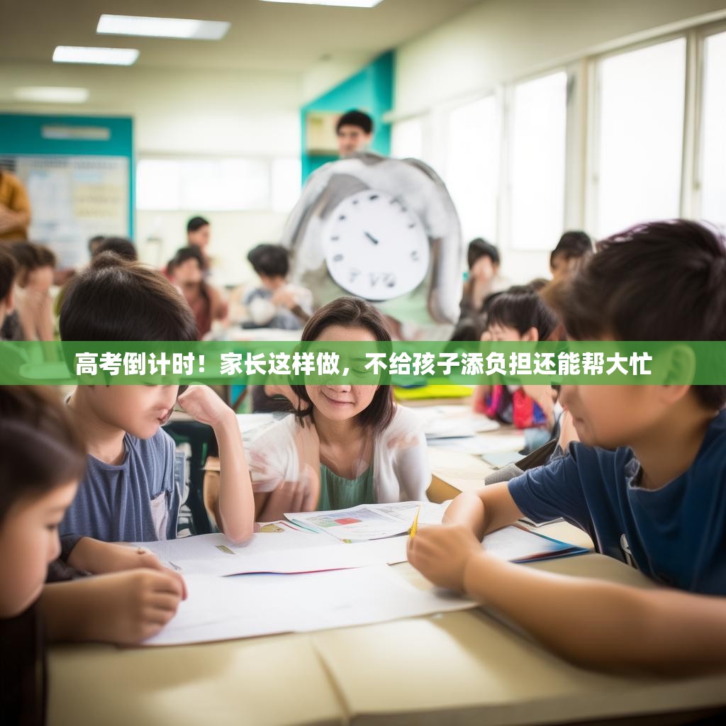 高考倒计时！家长这样做，不给孩子添负担还能帮大忙