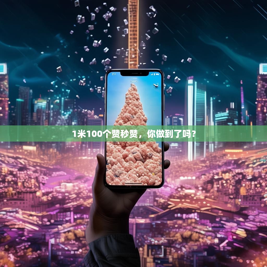 1米100个赞秒赞,你做到了吗?