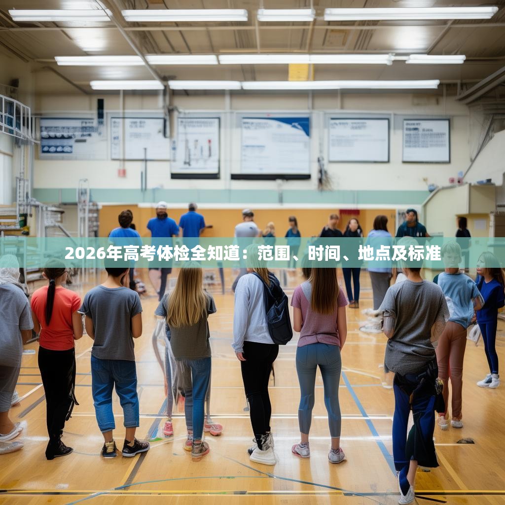 2026年高考体检全知道：范围、时间、地点及标准