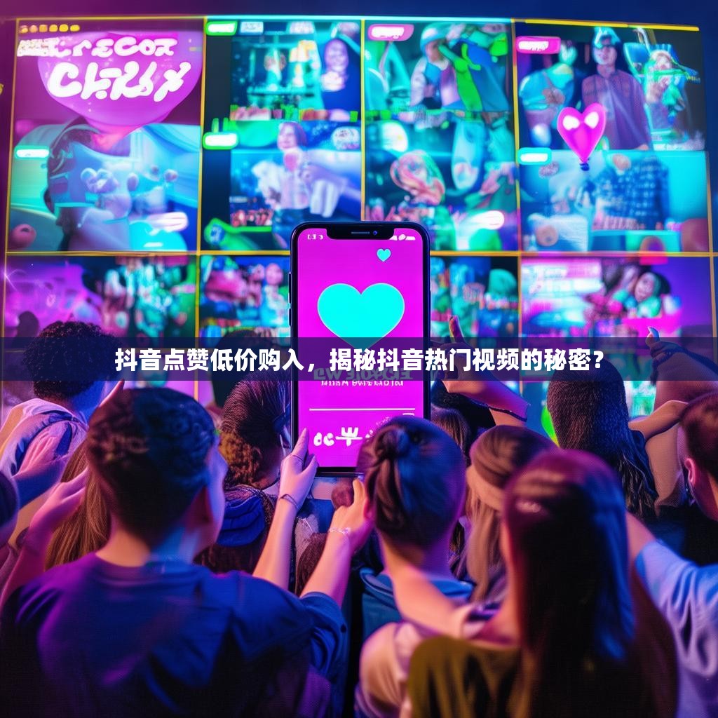 抖音点赞低价购入，揭秘抖音热门视频的秘密？