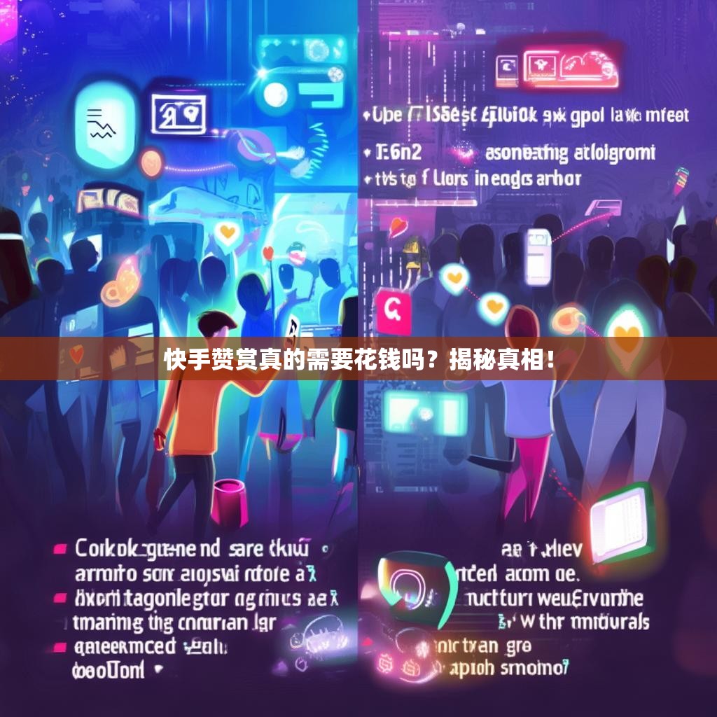快手赞赏真的需要花钱吗？揭秘真相！