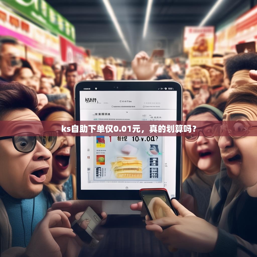 ks自助下单仅0.01元，真的划算吗？