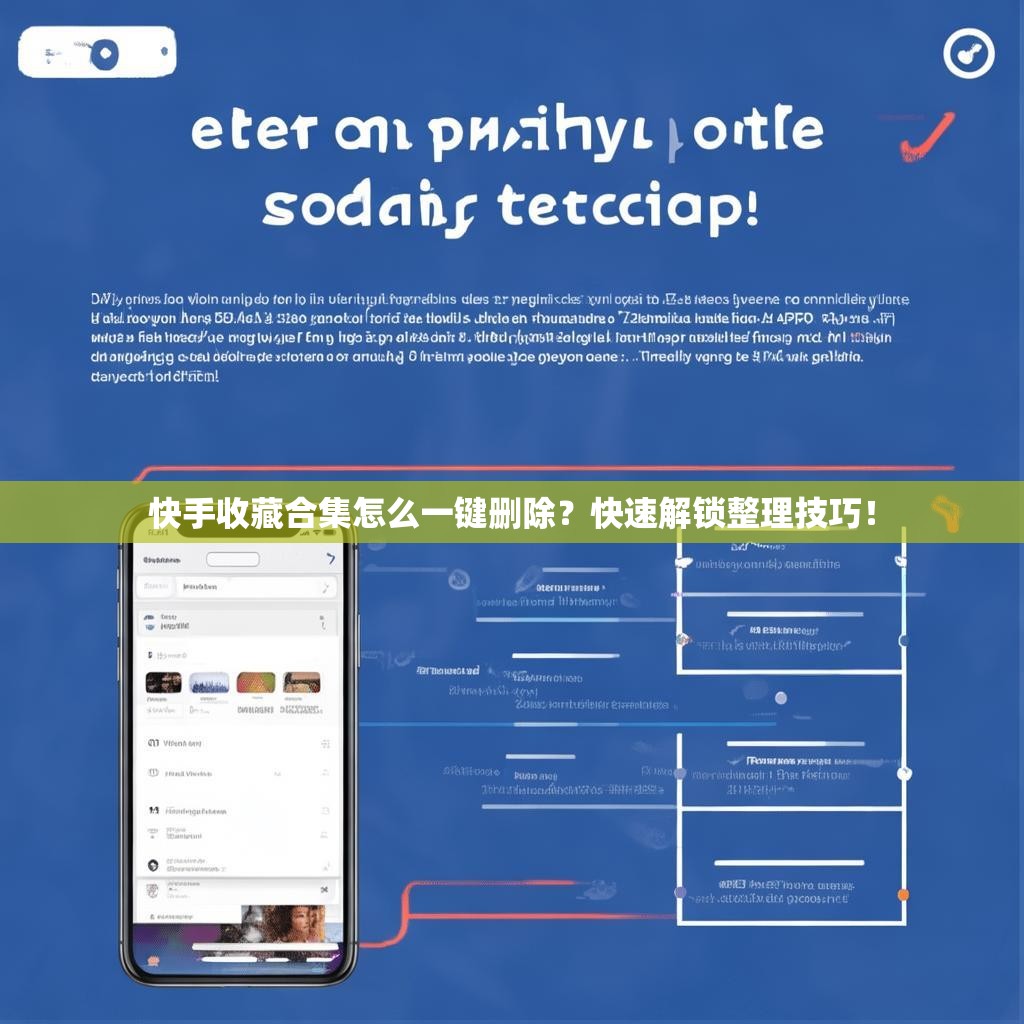 快手收藏合集怎么一键删除？快速解锁整理技巧！