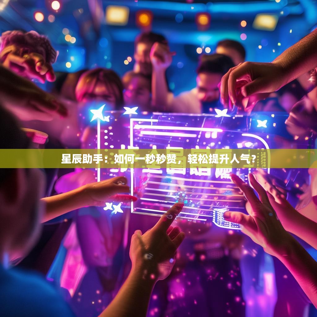 星辰助手:如何一秒秒赞,轻松提升人气?