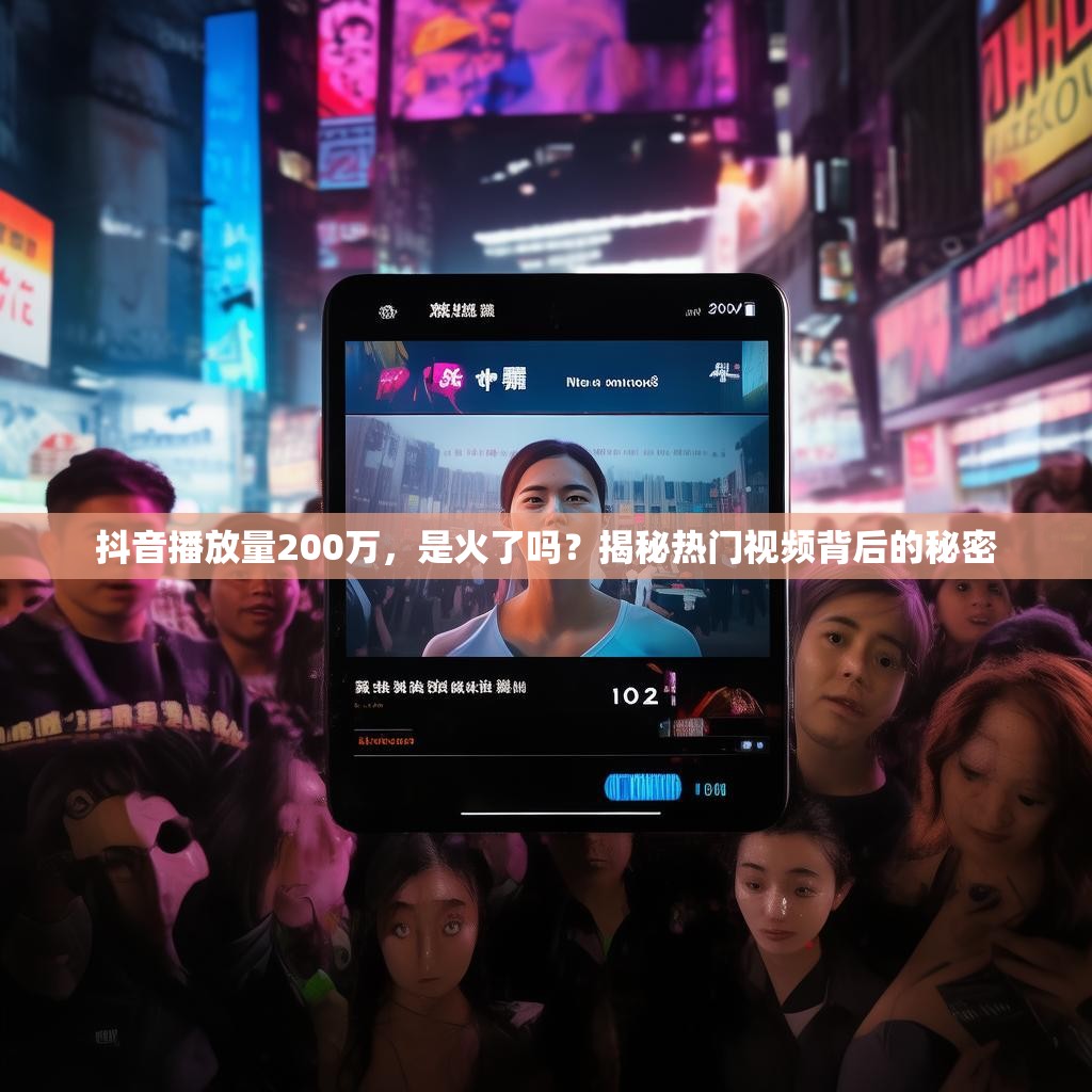 抖音播放量200万，是火了吗？揭秘热门视频背后的秘密
