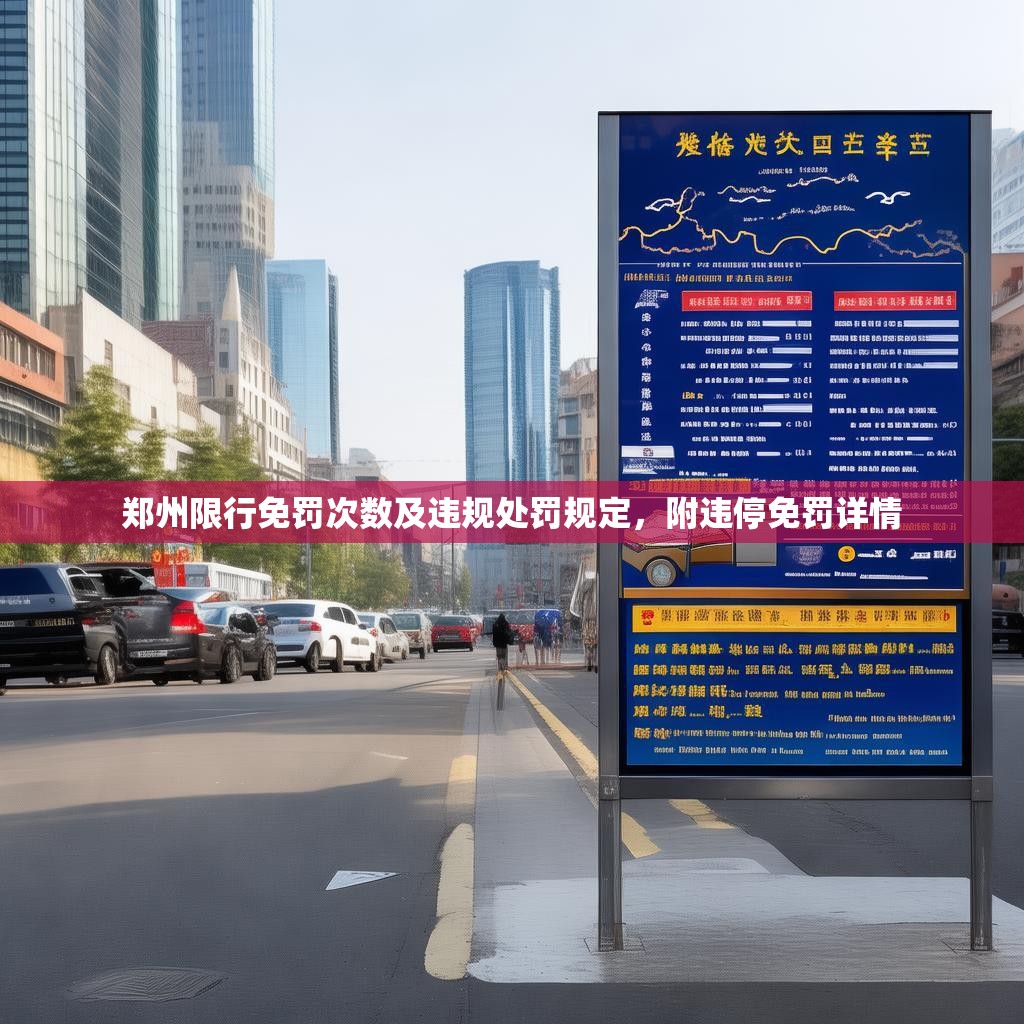 郑州限行免罚次数及违规处罚规定，附违停免罚详情