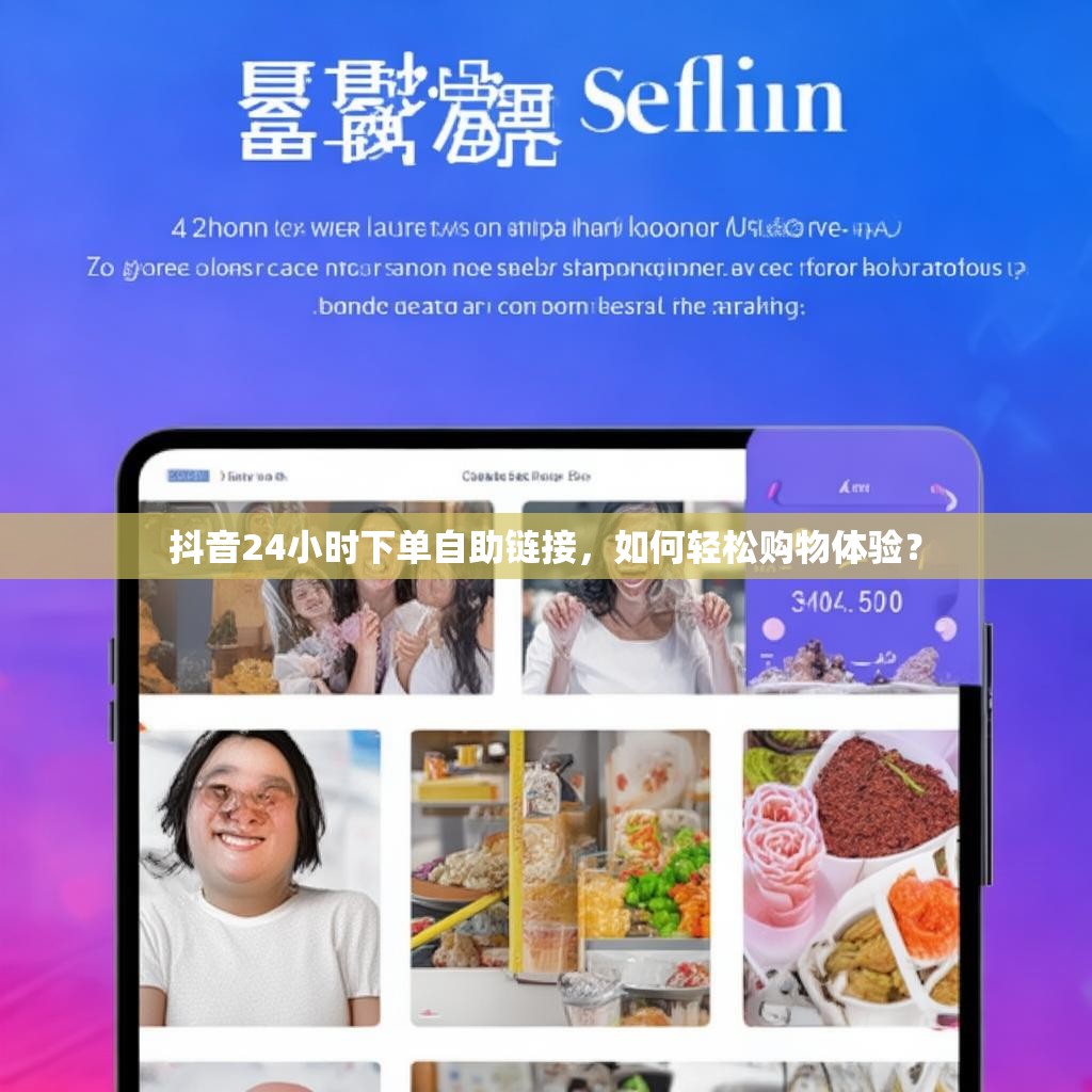 抖音24小时下单自助链接，如何轻松购物体验？