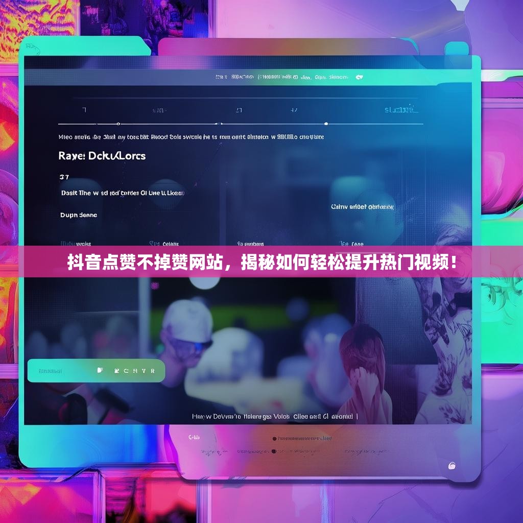抖音点赞不掉赞网站，揭秘如何轻松提升热门视频！