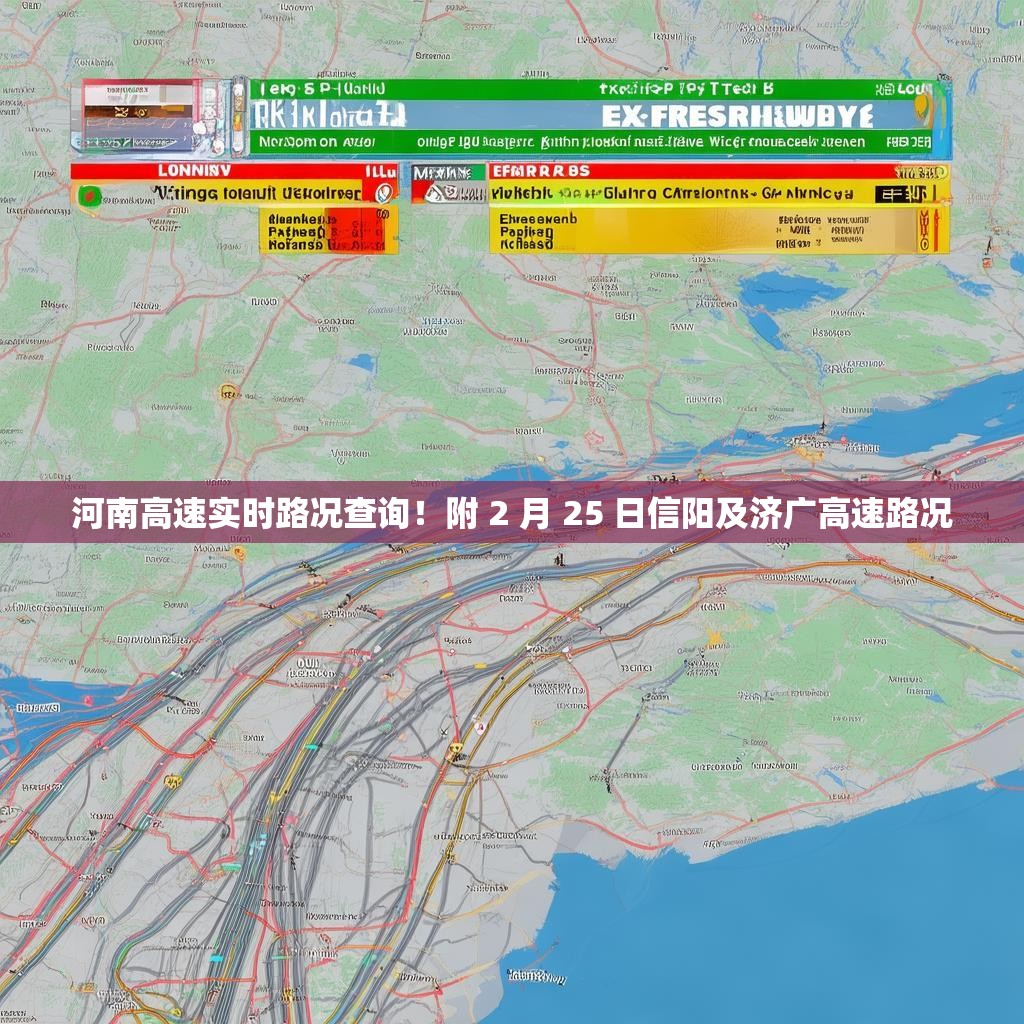 河南高速实时路况查询！附 2 月 25 日信阳及济广高速路况