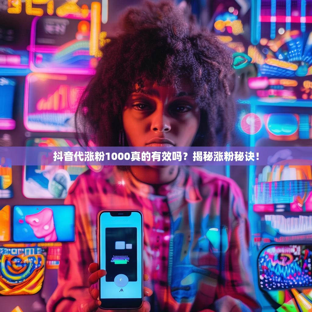 抖音代涨粉1000真的有效吗？揭秘涨粉秘诀！