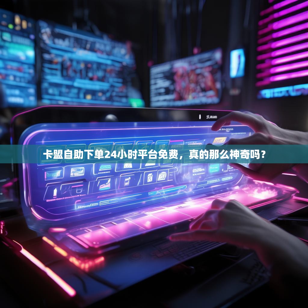 卡盟自助下单24小时平台免费，真的那么神奇吗？