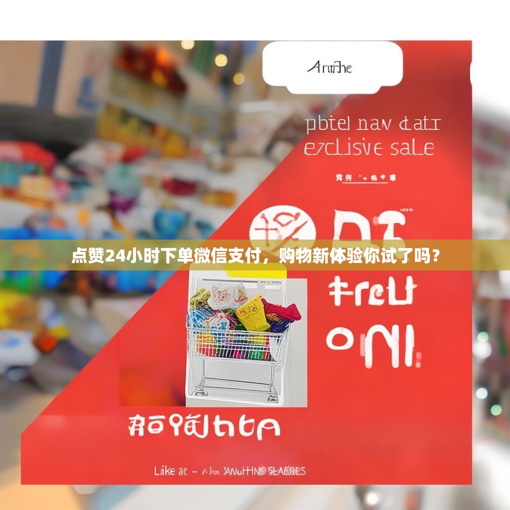 点赞24小时下单微信支付，购物新体验你试了吗？