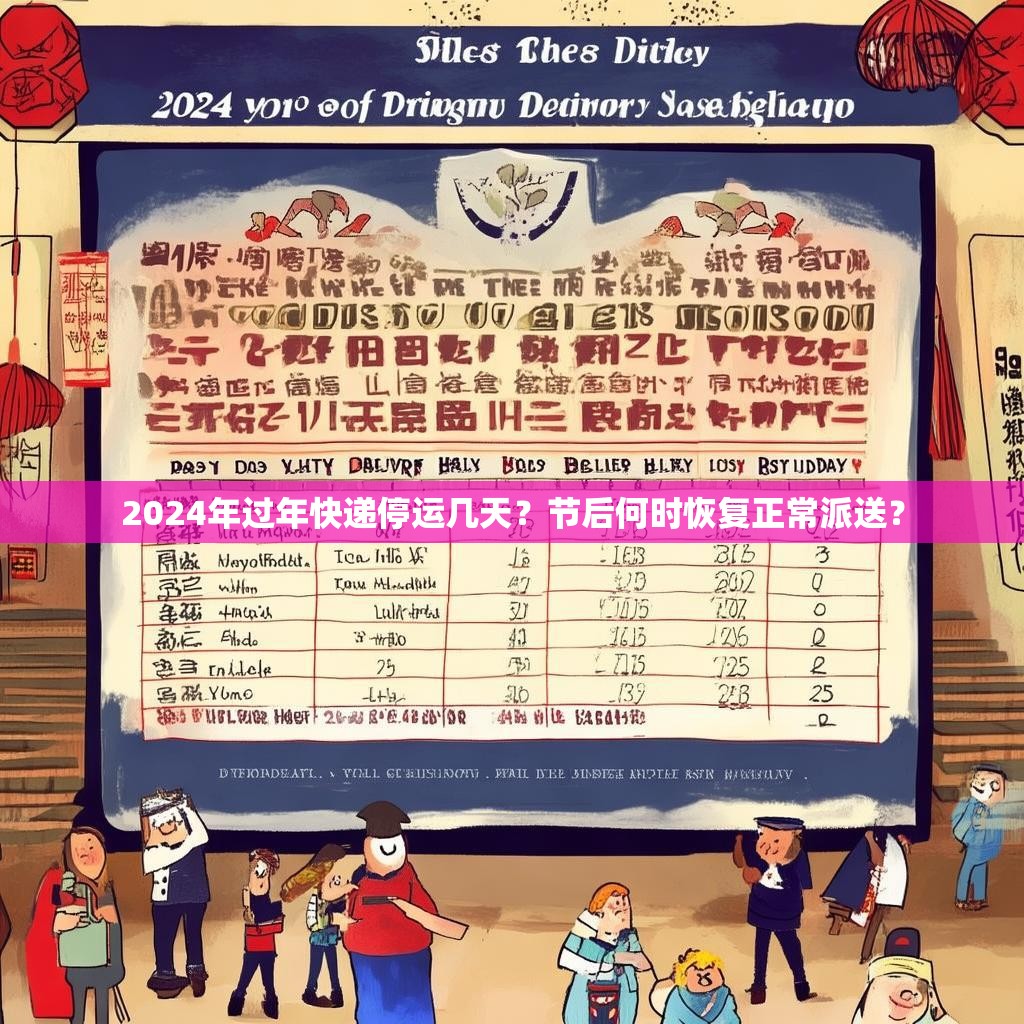 2024年过年快递停运几天？节后何时恢复正常派送？