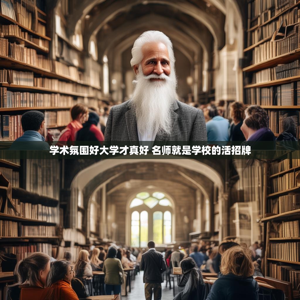 学术氛围好大学才真好 名师就是学校的活招牌