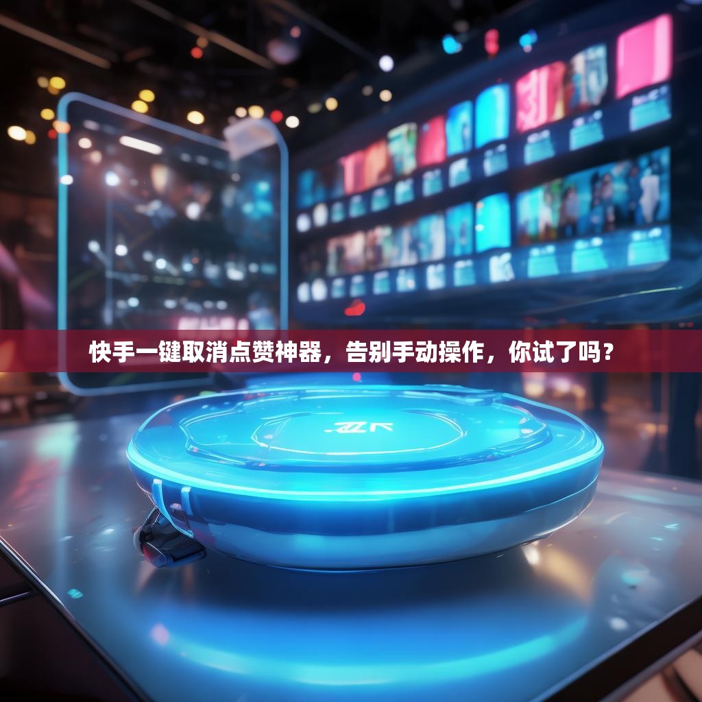 快手一键取消点赞神器，告别手动操作，你试了吗？