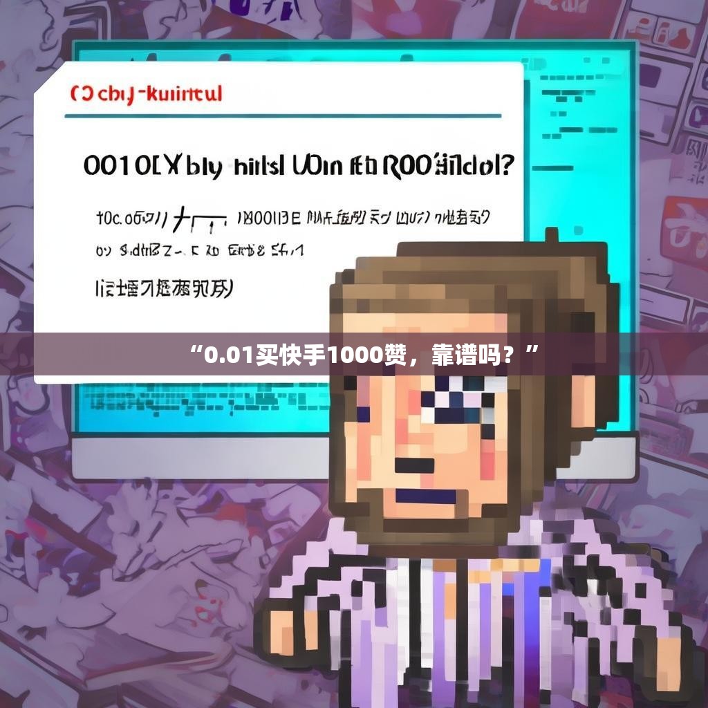 “0.01买快手1000赞，靠谱吗？”