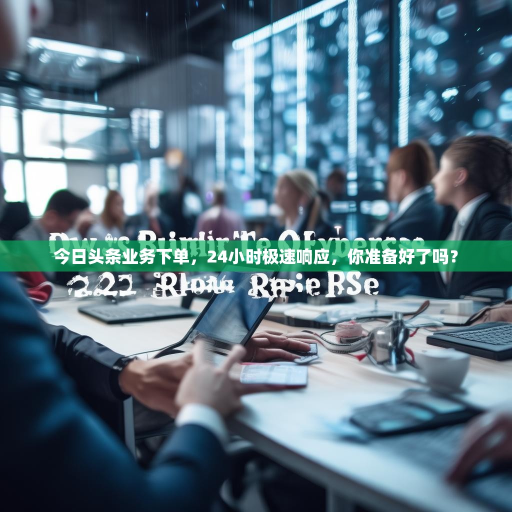 今日头条业务下单，24小时极速响应，你准备好了吗？