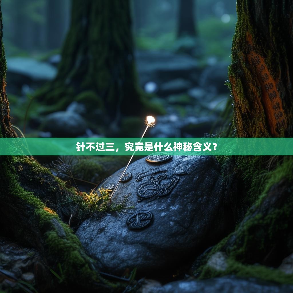 针不过三，究竟是什么神秘含义？