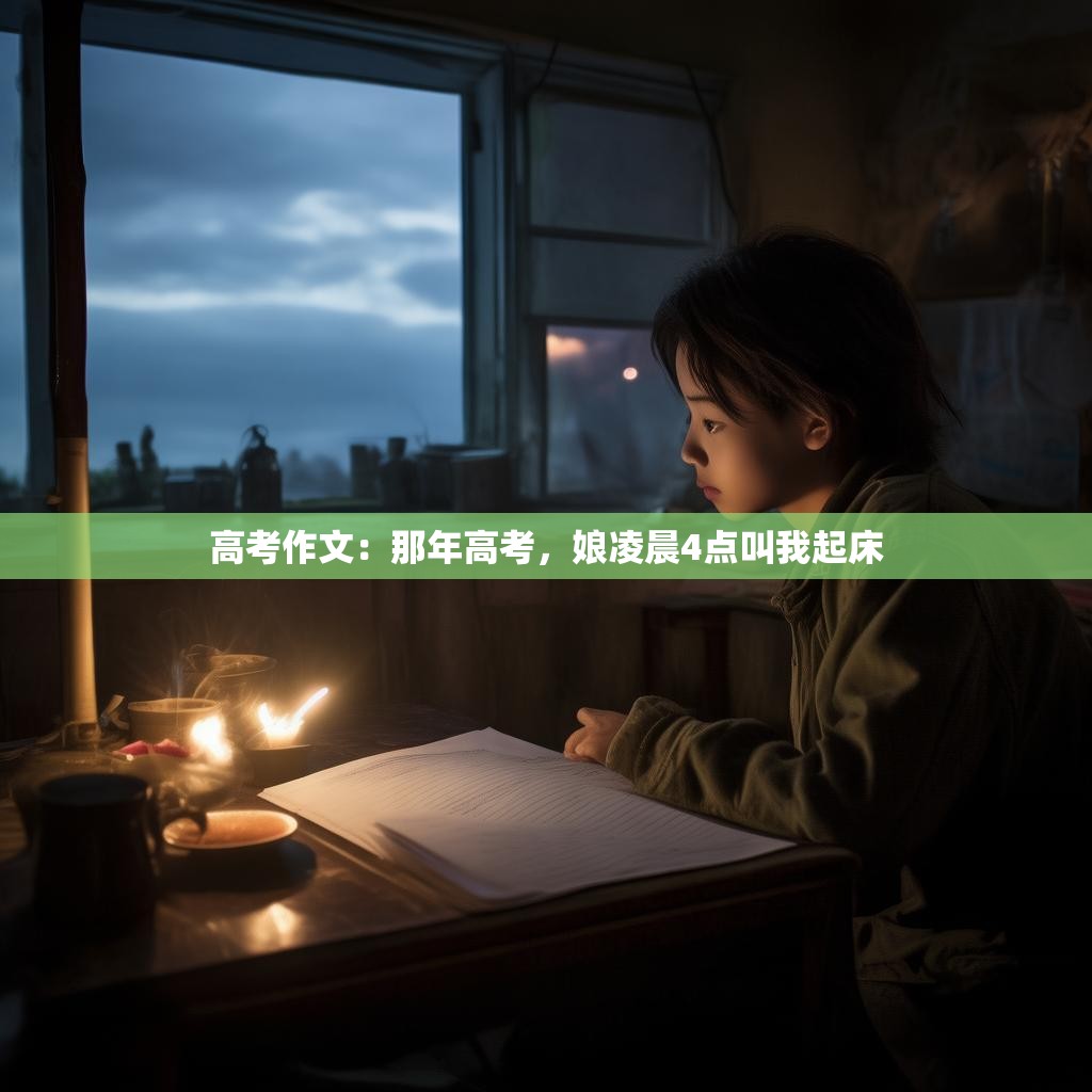 高考作文：那年高考，娘凌晨4点叫我起床