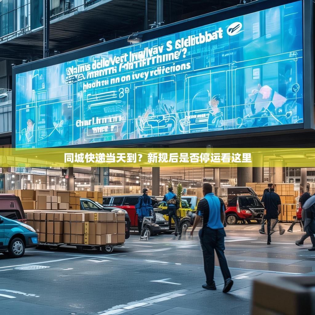 同城快递当天到？新规后是否停运看这里