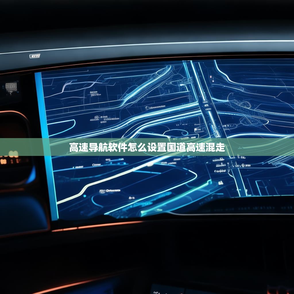 高速导航软件怎么设置国道高速混走