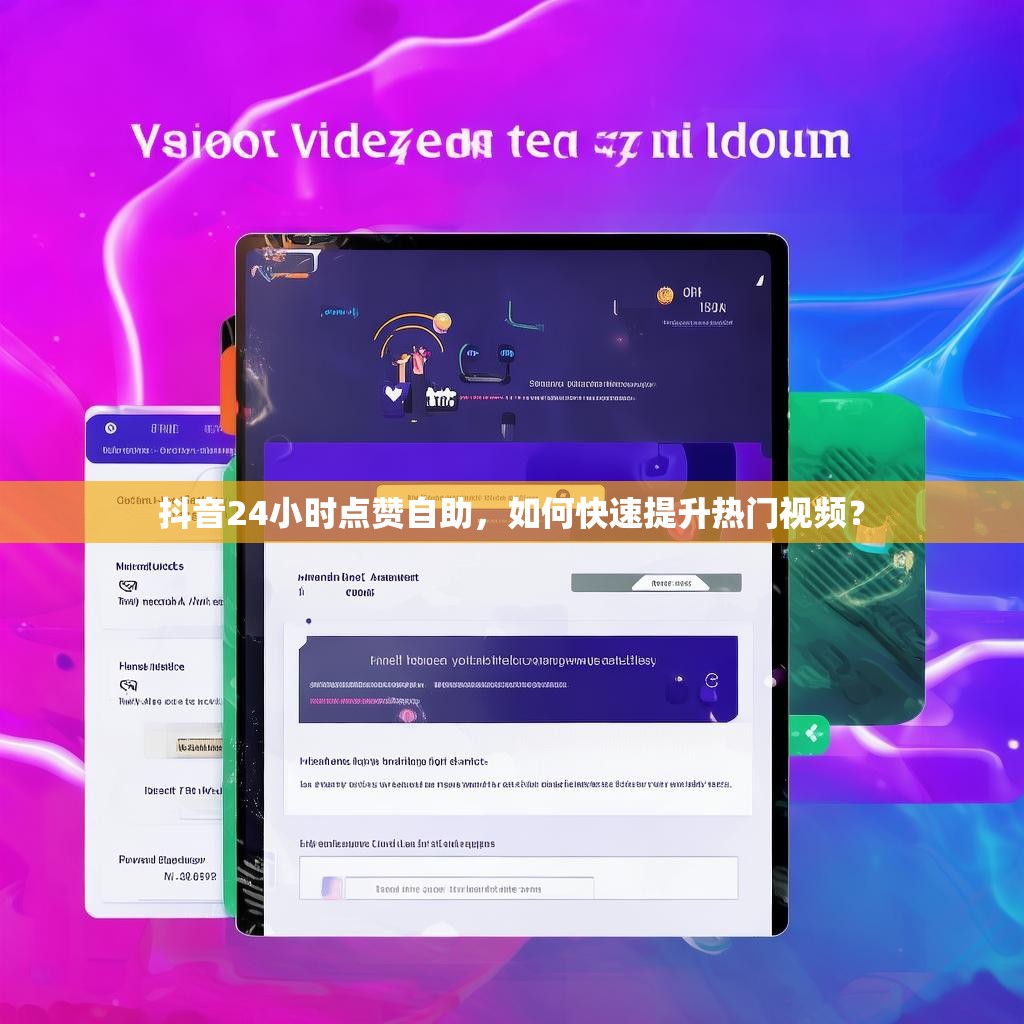 抖音24小时点赞自助,如何快速提升热门视频?