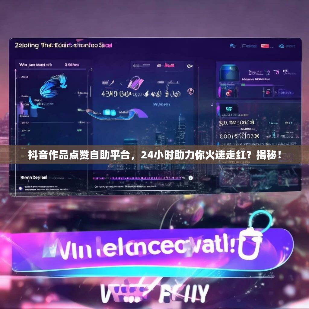 抖音作品点赞自助平台，24小时助力你火速走红？揭秘！