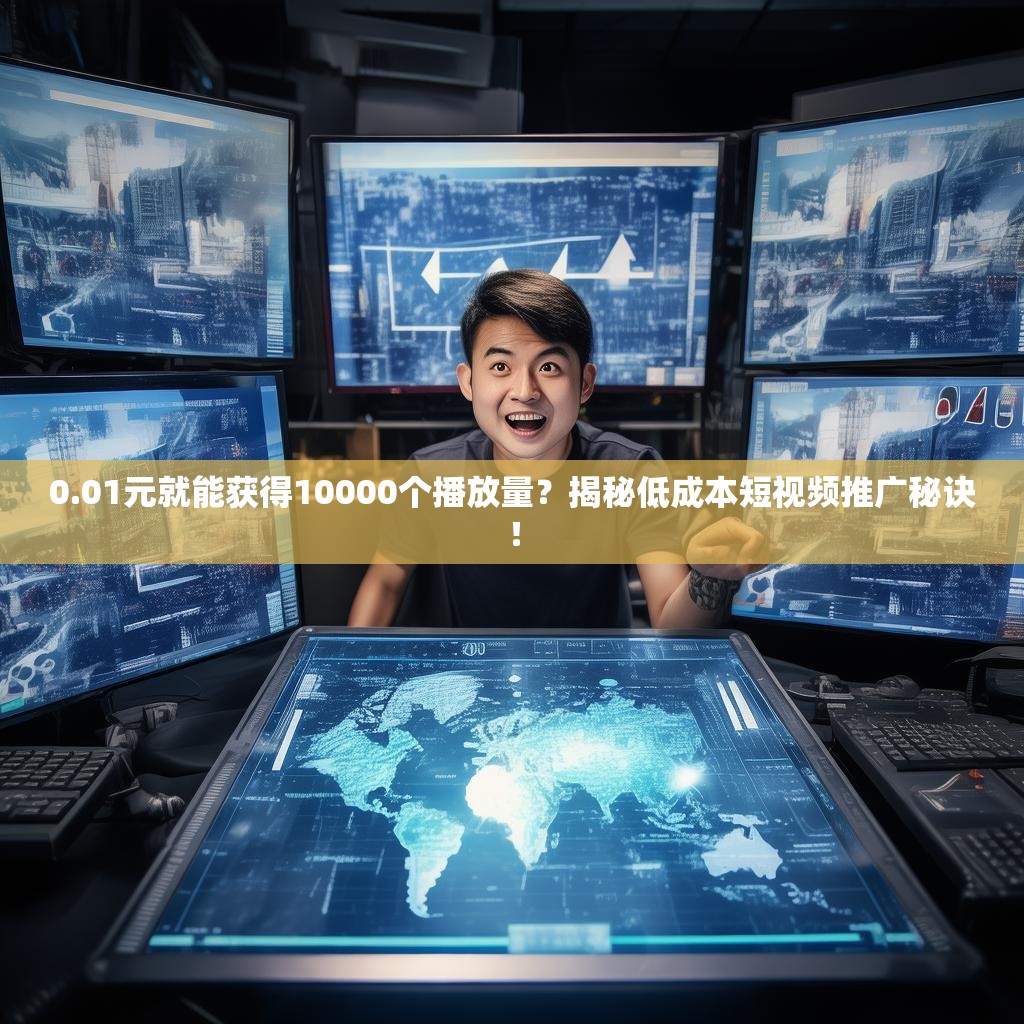 0.01元就能获得10000个播放量?揭秘低成本短视频推广秘诀!