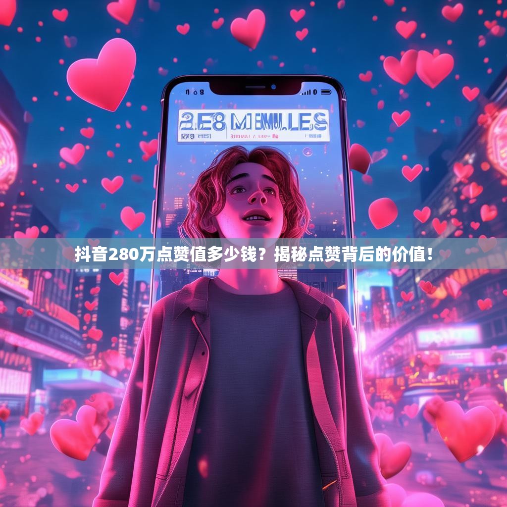 抖音280万点赞值多少钱？揭秘点赞背后的价值！