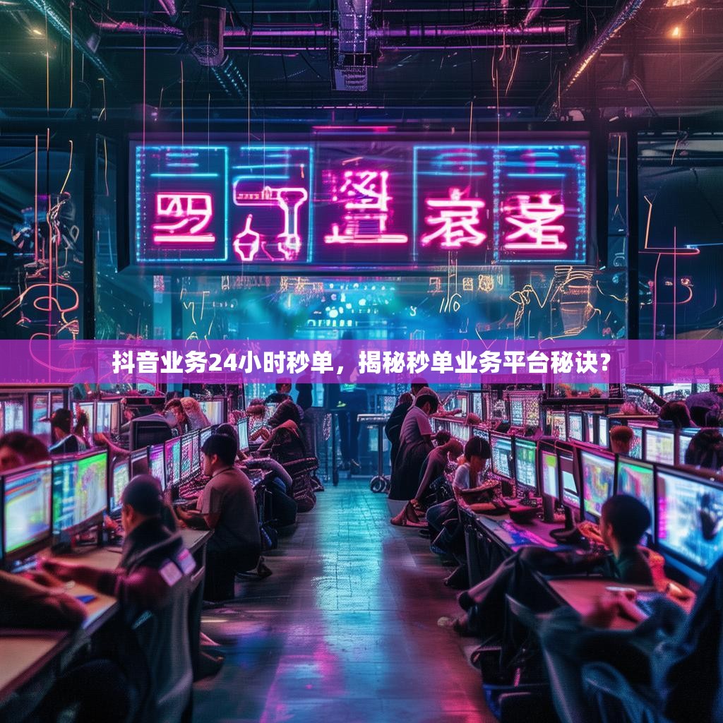 抖音业务24小时秒单，揭秘秒单业务平台秘诀？