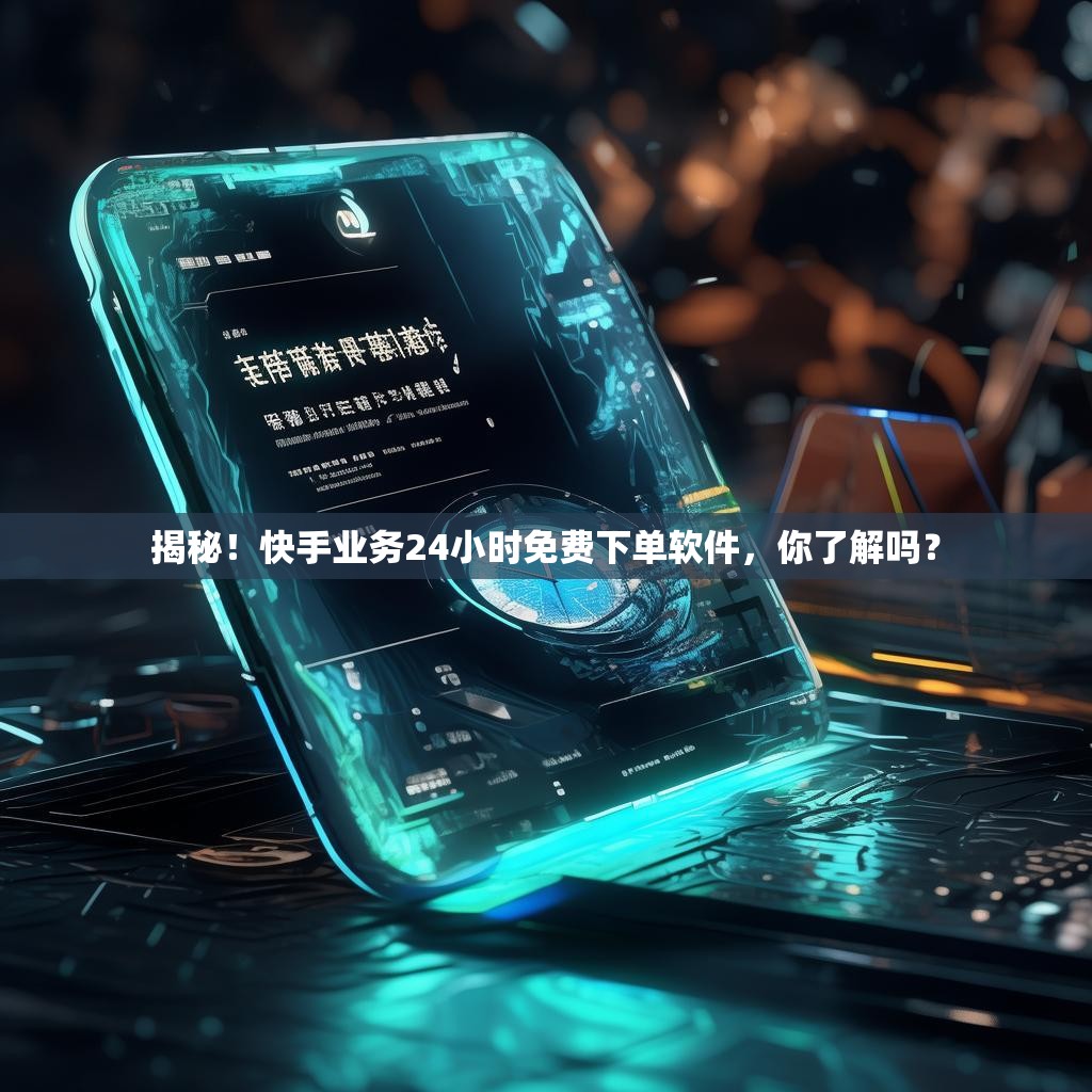 揭秘！快手业务24小时免费下单软件，你了解吗？