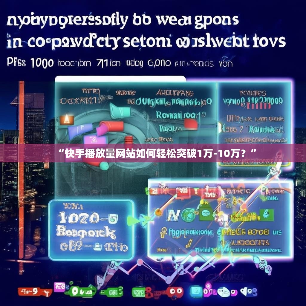 “快手播放量网站如何轻松突破1万-10万？”