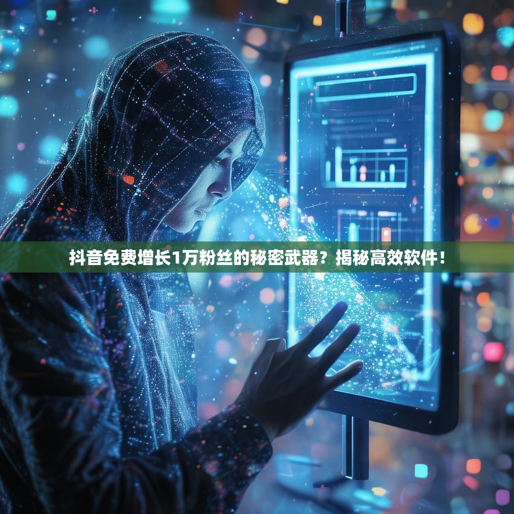 抖音免费增长1万粉丝的秘密武器？揭秘高效软件！