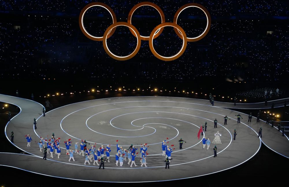 米兰冬奥会开幕式:中国体育代表团精彩入场瞬间全记录